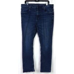 the perfect jean nyc Medium Wash Stretch Slim Fit Denim Jeans Men's 36 X 30